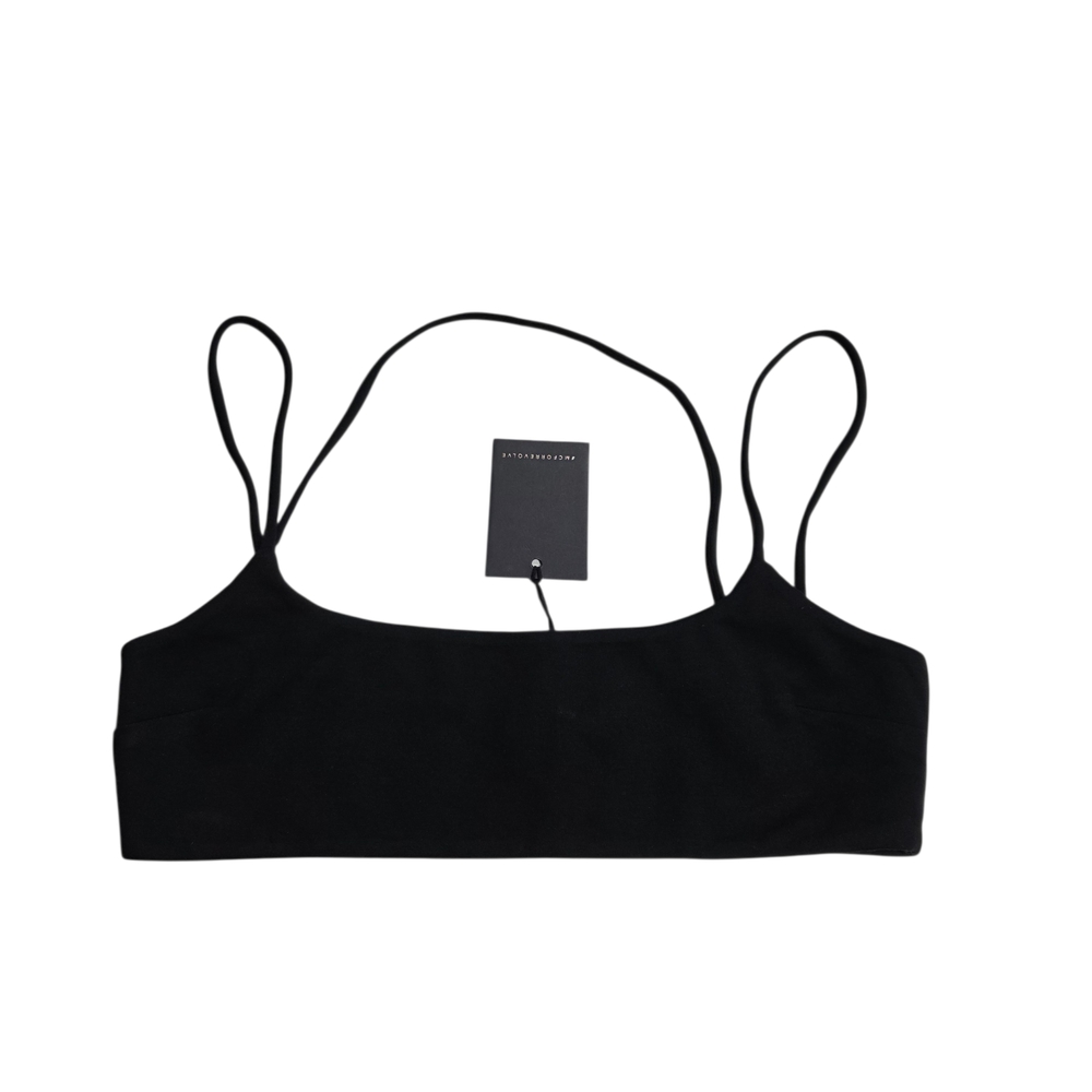 MICHAEL COSTELLOAmira Crop Top In Black - Picture 2 of 13